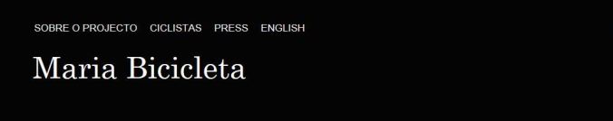 Maria bicicleta